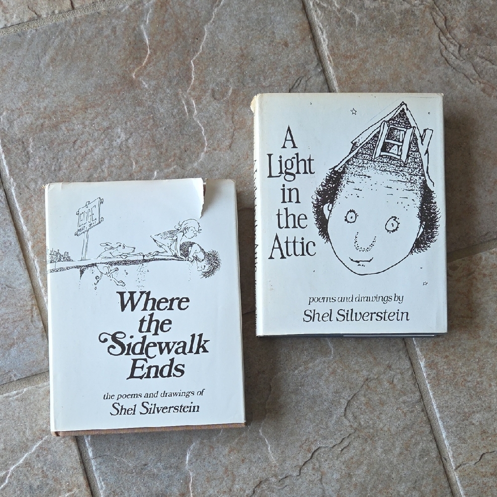 Shel Silverstein Poetry Book Set Vintage